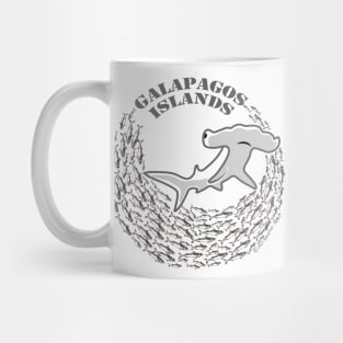 Galapagos Islands Shark and fish Mug